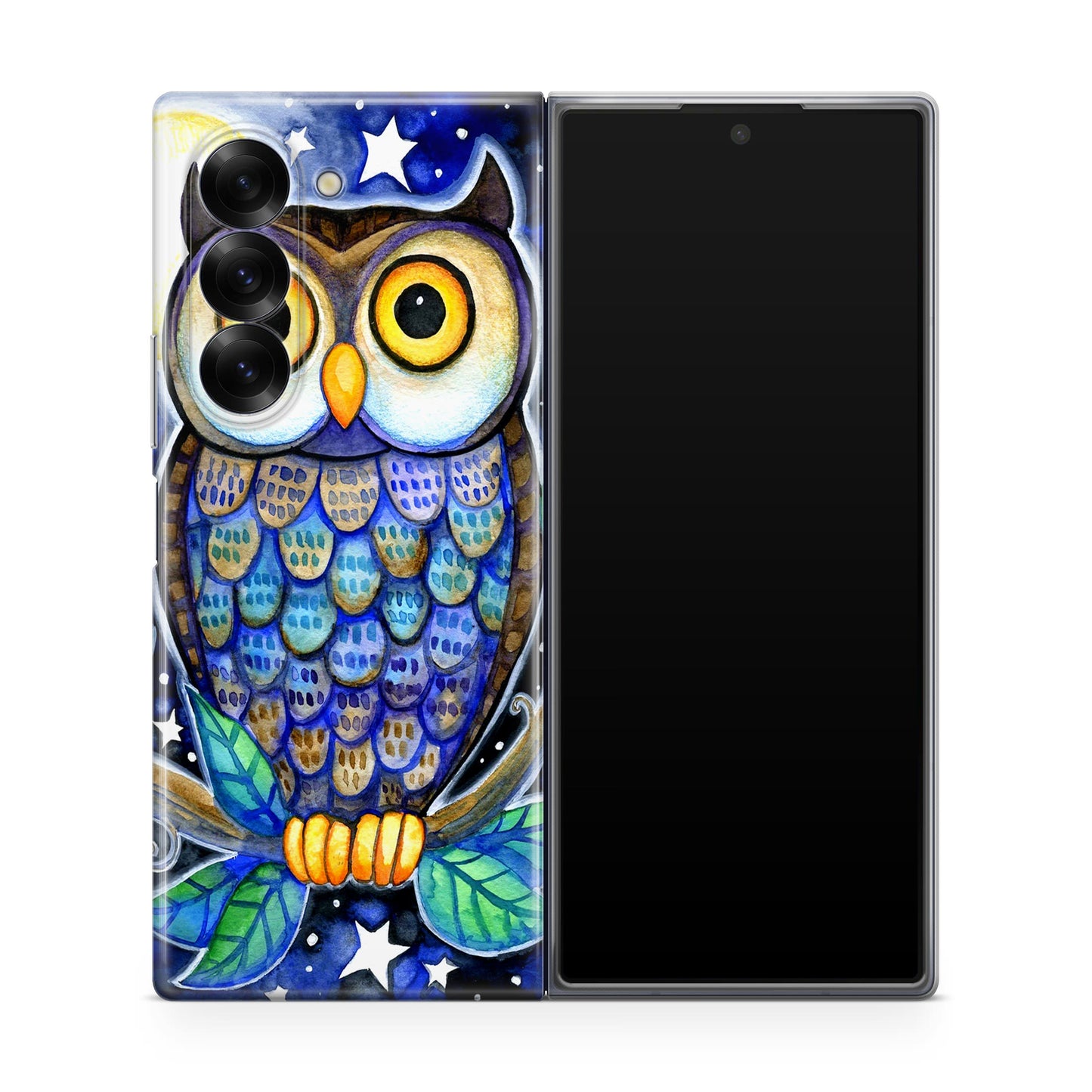 Bedtime Owl Samsung Galaxy Z Fold 6 Case