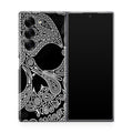 Black Skull Samsung Galaxy Z Fold 6 Case