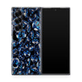 Blue Diamonds Pattern Samsung Galaxy Z Fold 6 Case