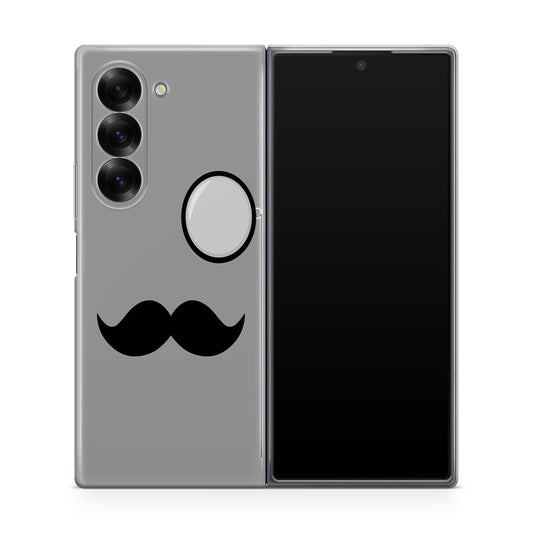 Classy Mustache Samsung Galaxy Z Fold 6 Case