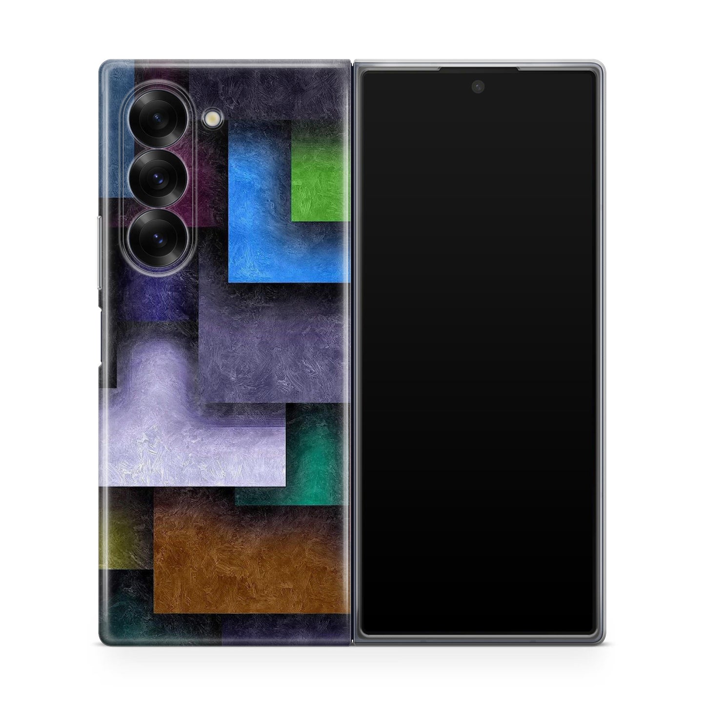 Colorful Rectangel Art Samsung Galaxy Z Fold 6 Case