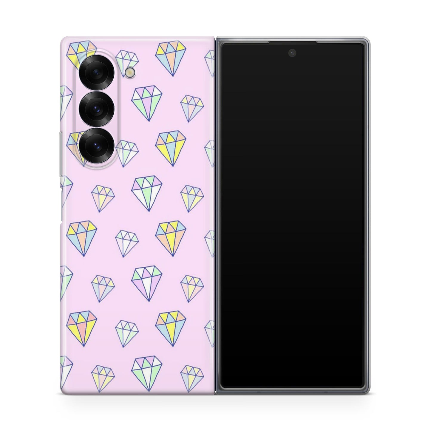 Diamonds Pattern Samsung Galaxy Z Fold 6 Case