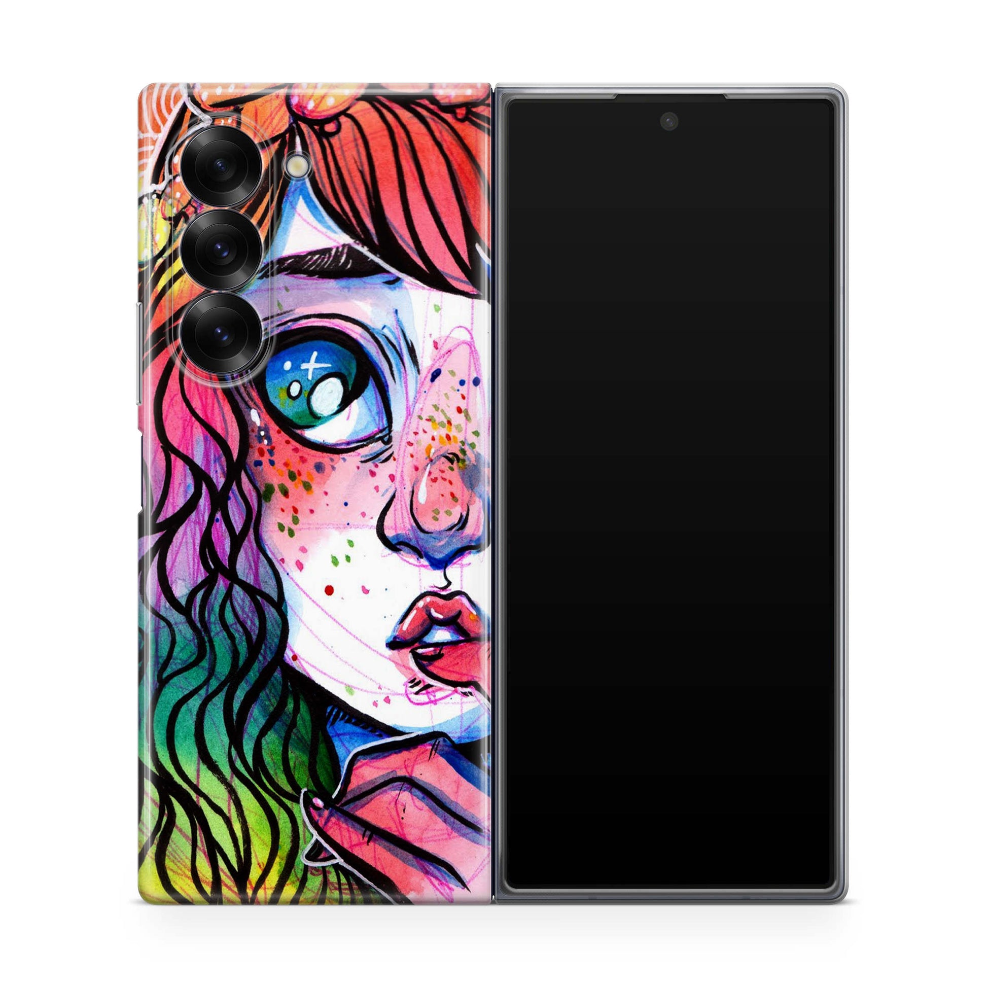 Eyes And Braids Samsung Galaxy Z Fold 6 Case