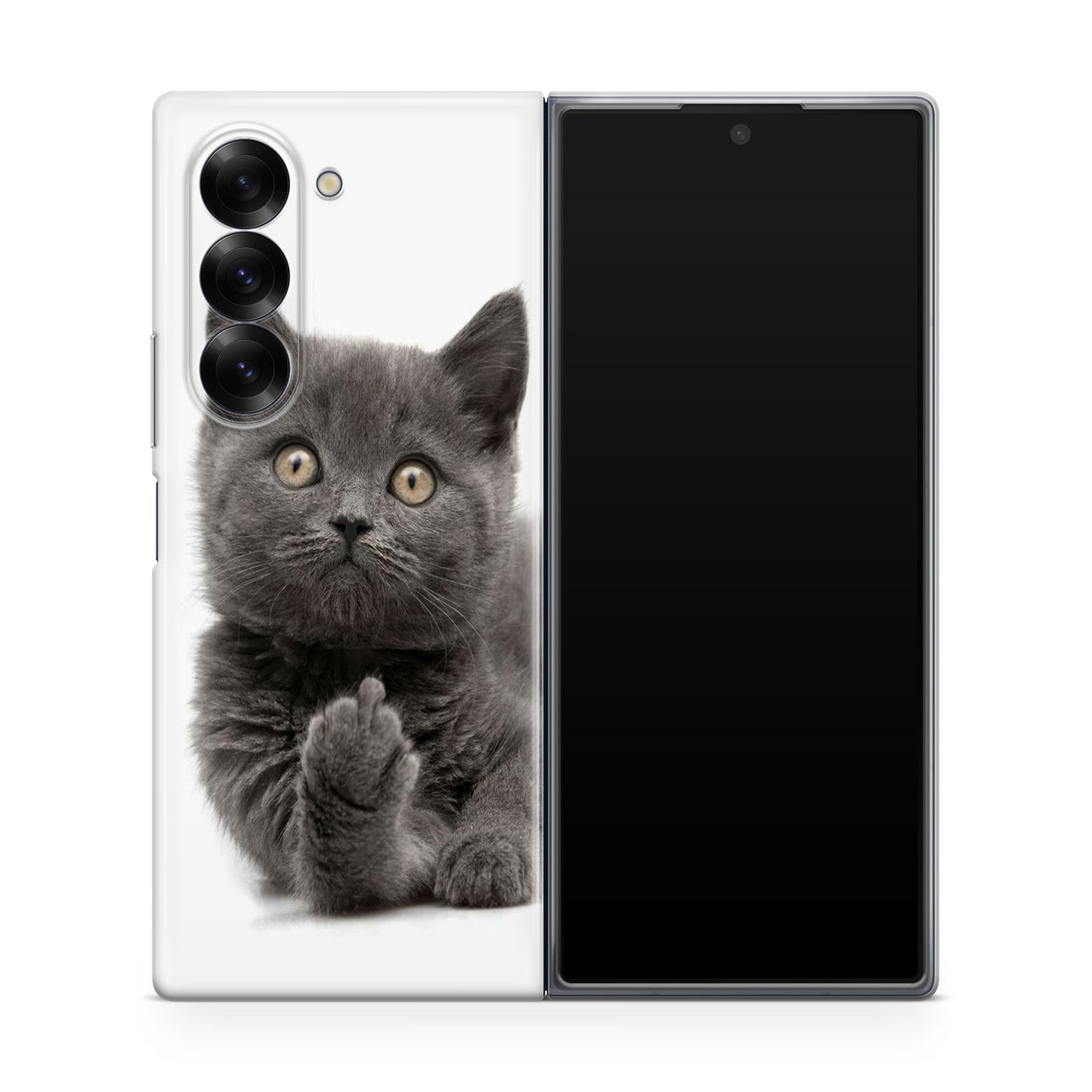 Finger British Shorthair Cat Samsung Galaxy Z Fold 6 Case