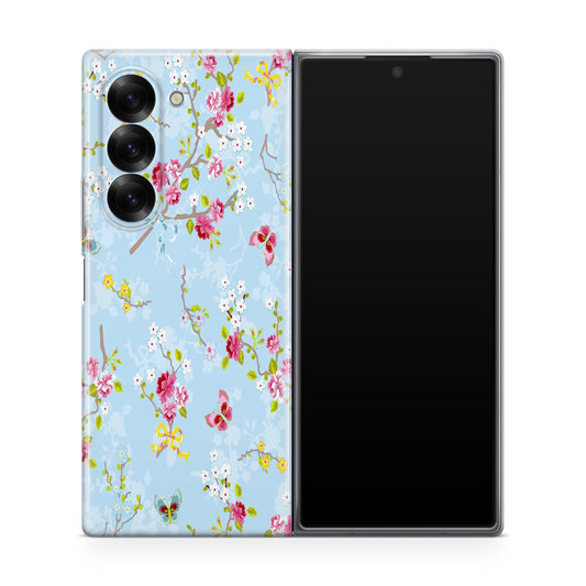 Floral Summer Wind Samsung Galaxy Z Fold 6 Case