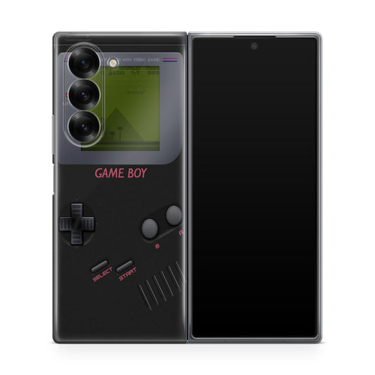 Game Boy Black Model Samsung Galaxy Z Fold 6 Case