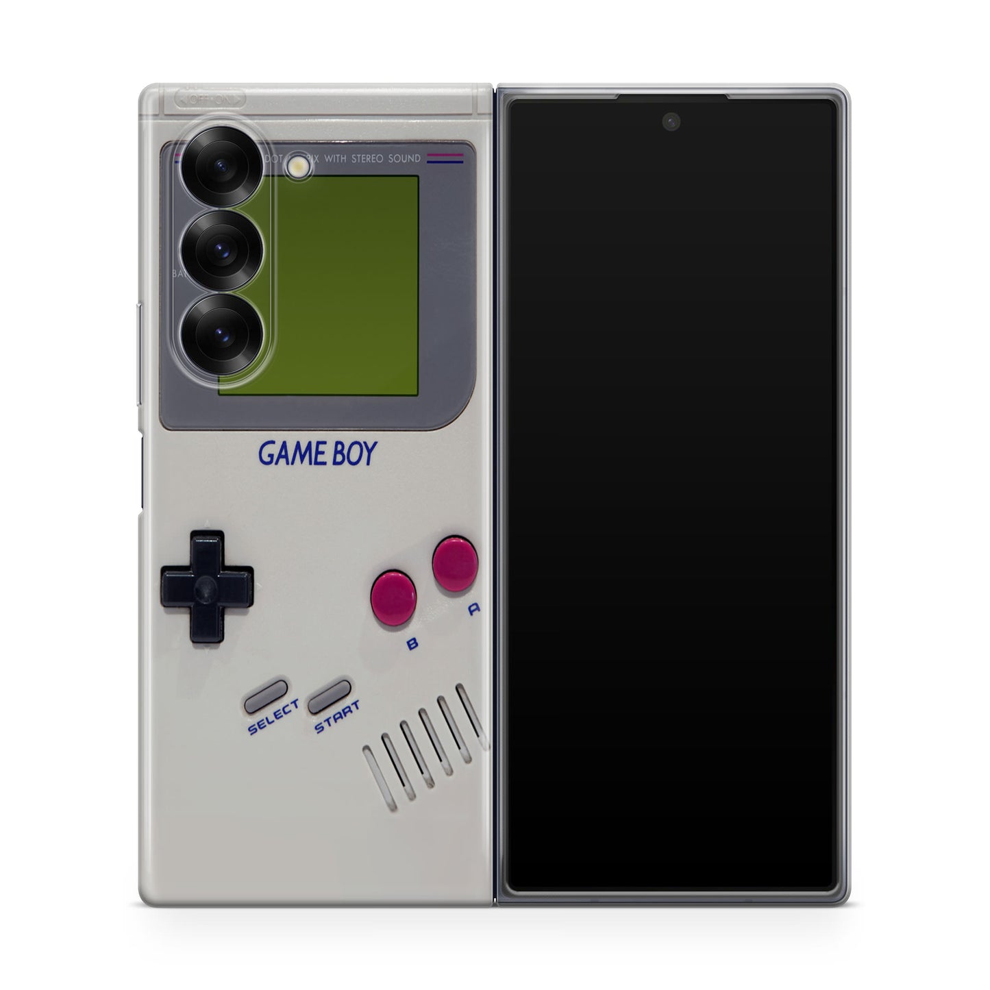 Game Boy Grey Model Samsung Galaxy Z Fold 6 Case