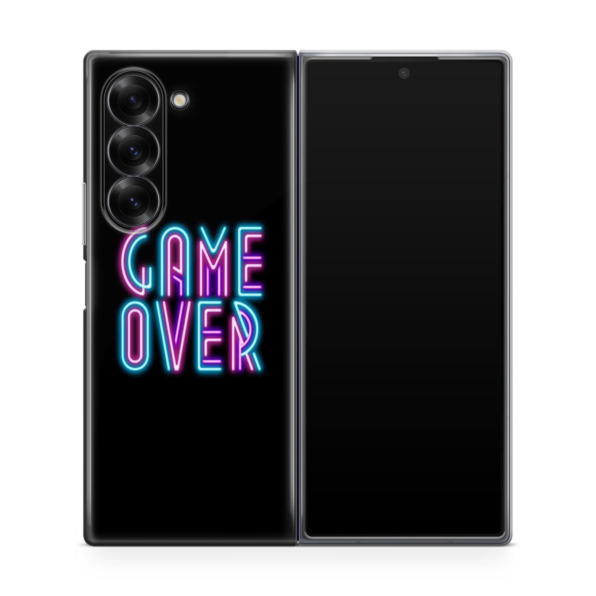 Game Over Neon Samsung Galaxy Z Fold 6 Case