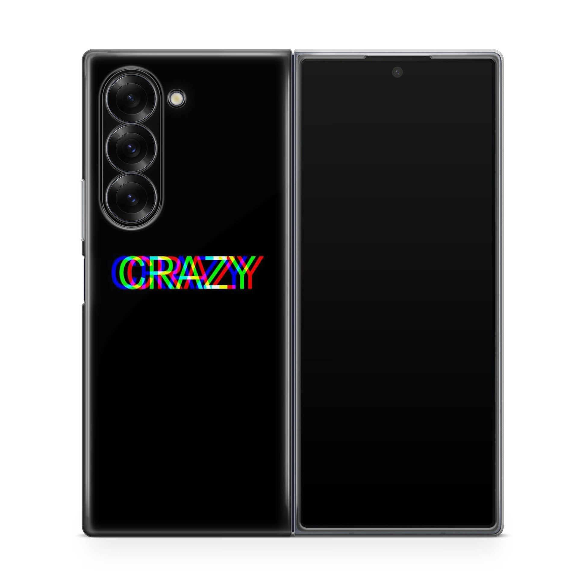 Glitch Crazy Samsung Galaxy Z Fold 6 Case