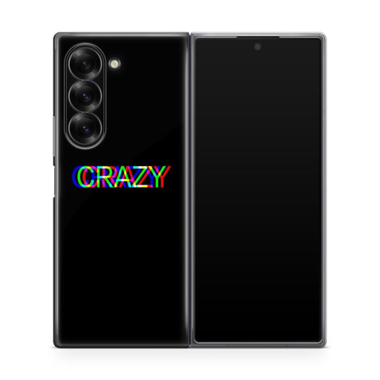 Glitch Crazy Samsung Galaxy Z Fold 6 Case