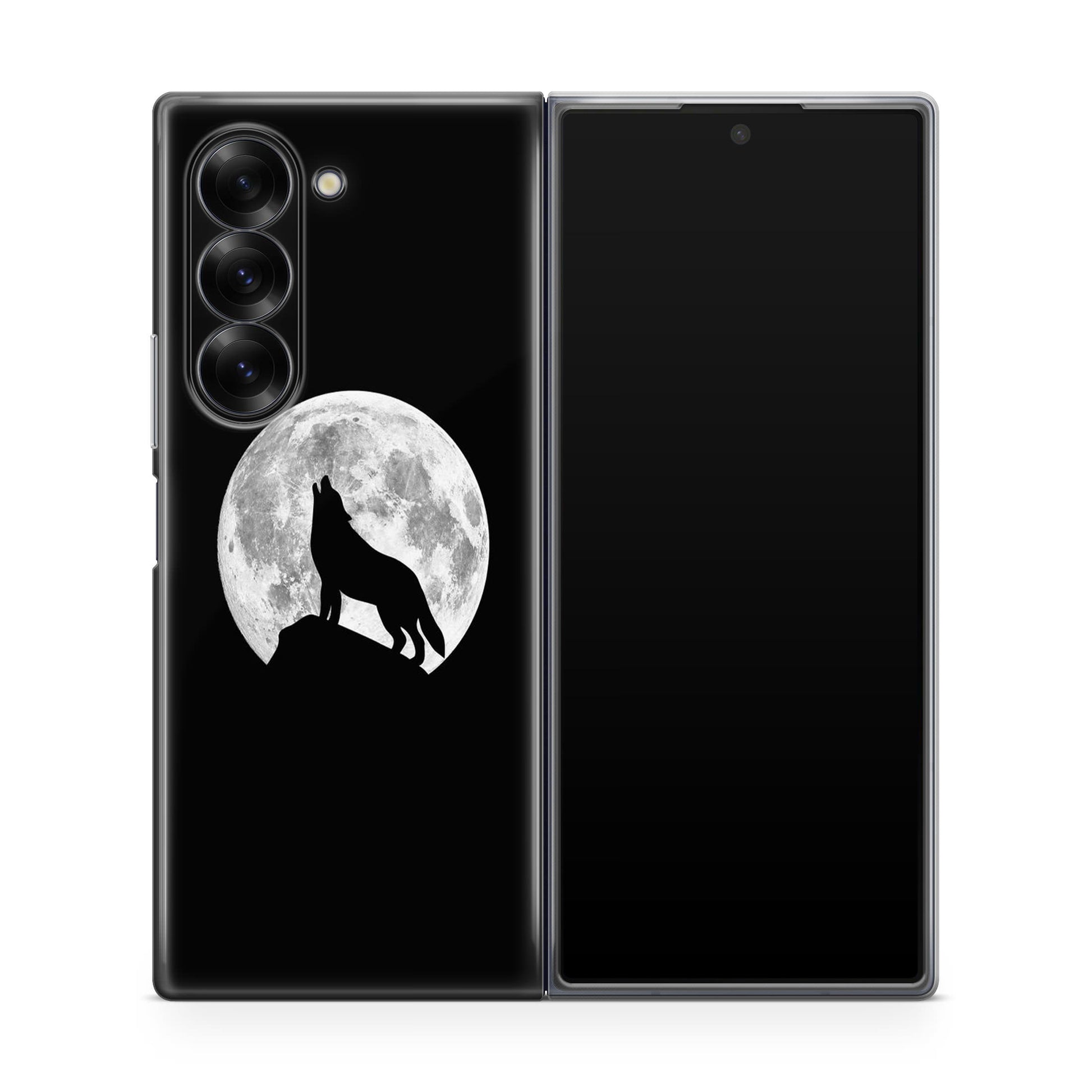 Howling Night Wolves Samsung Galaxy Z Fold 6 Case