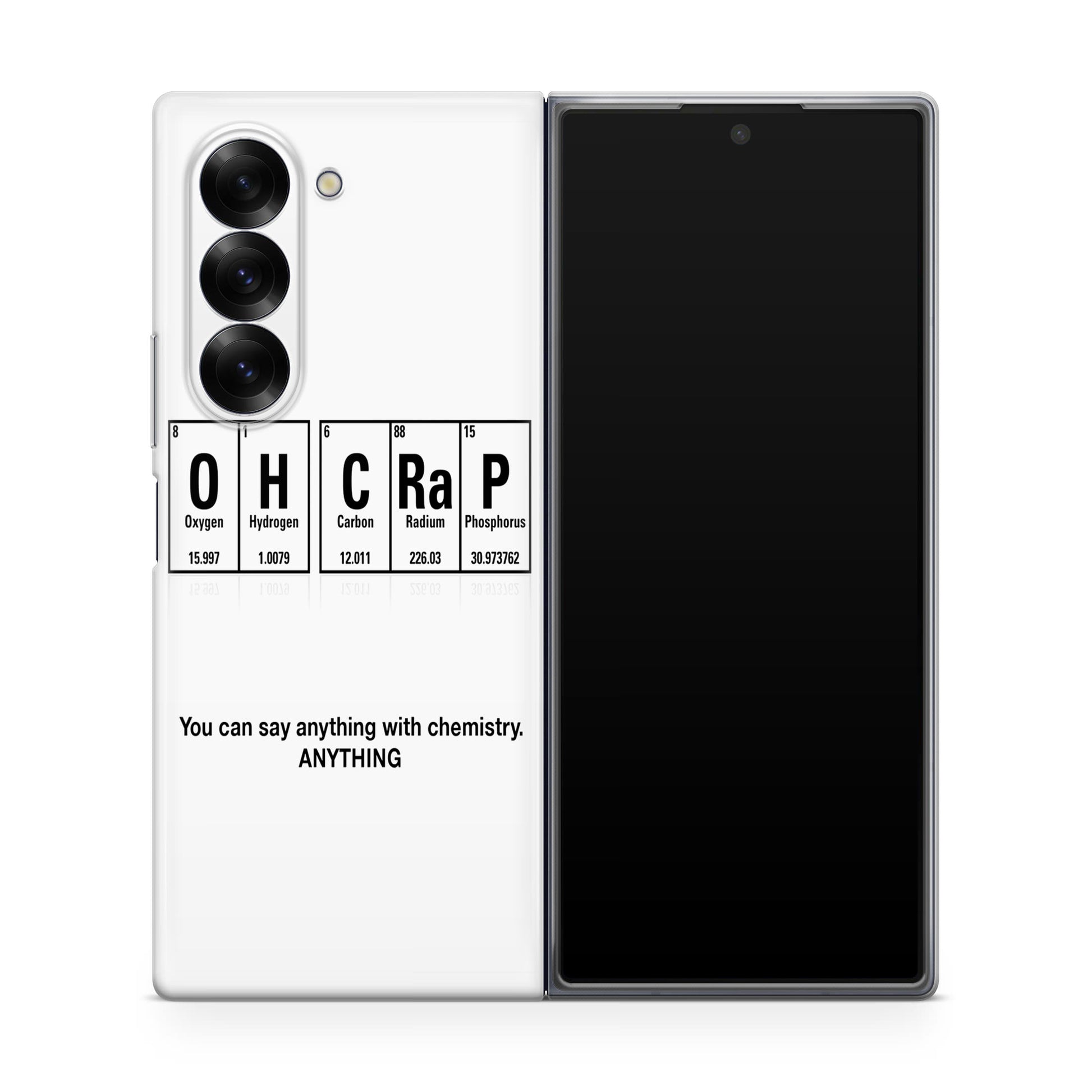 Humor Funny with Chemistry Samsung Galaxy Z Fold 6 Case