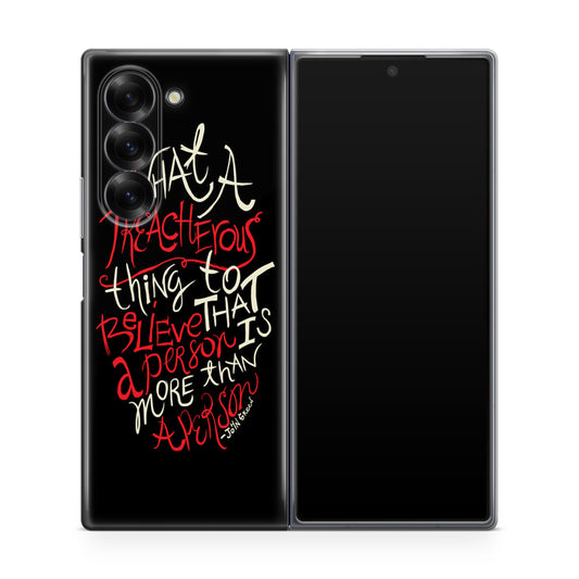 John Green Quotes More Than A Person Samsung Galaxy Z Fold 6 Case