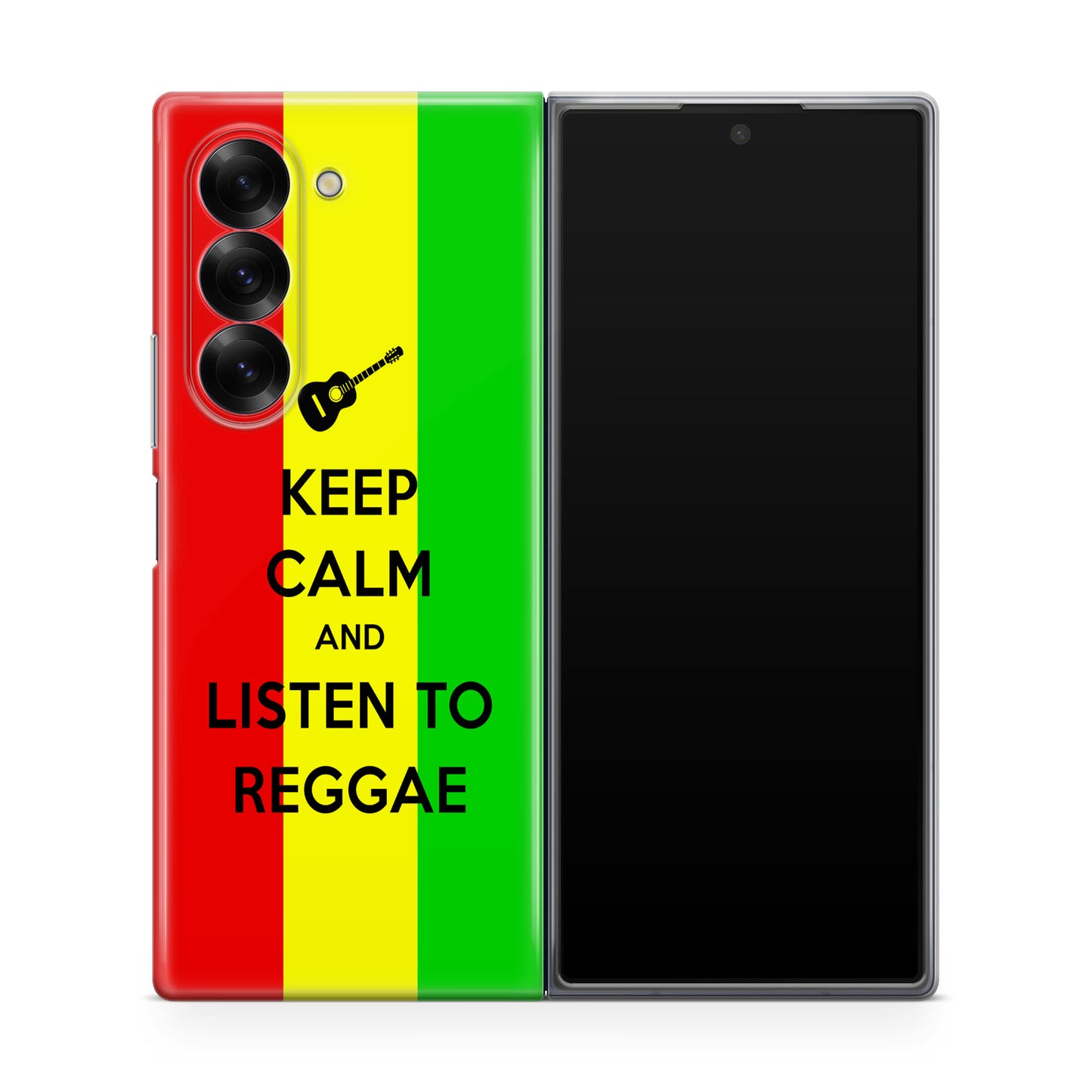 Keep Calm and Listen to Reggae Samsung Galaxy Z Fold 6 Case