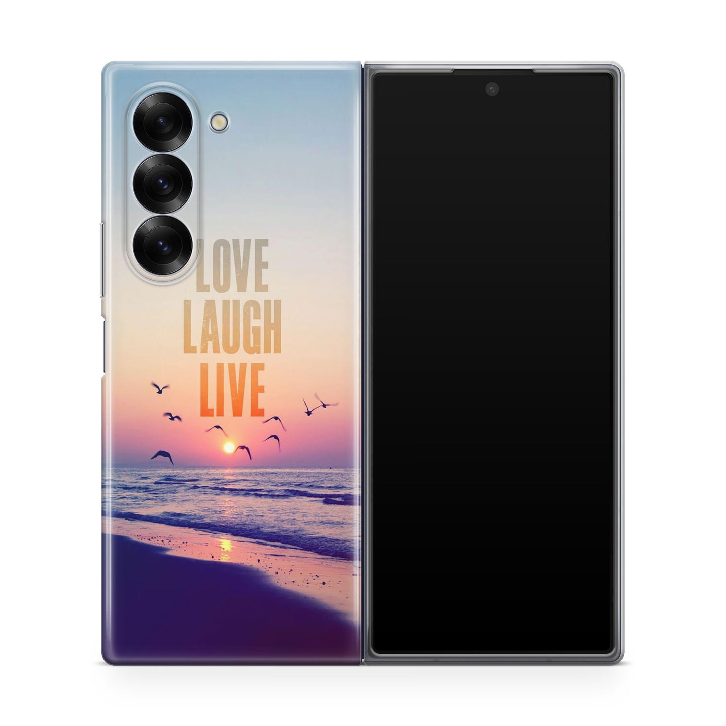 Love Laugh Live Samsung Galaxy Z Fold 6 Case