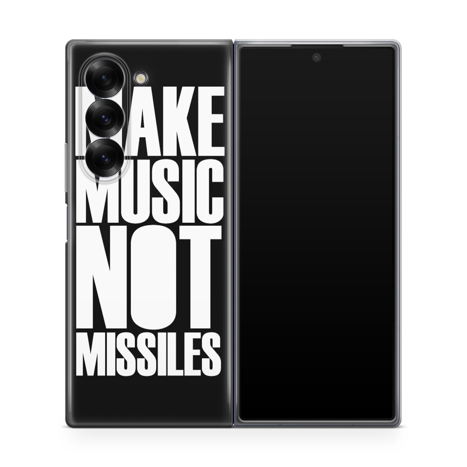 Make Music Not Missiles Samsung Galaxy Z Fold 6 Case