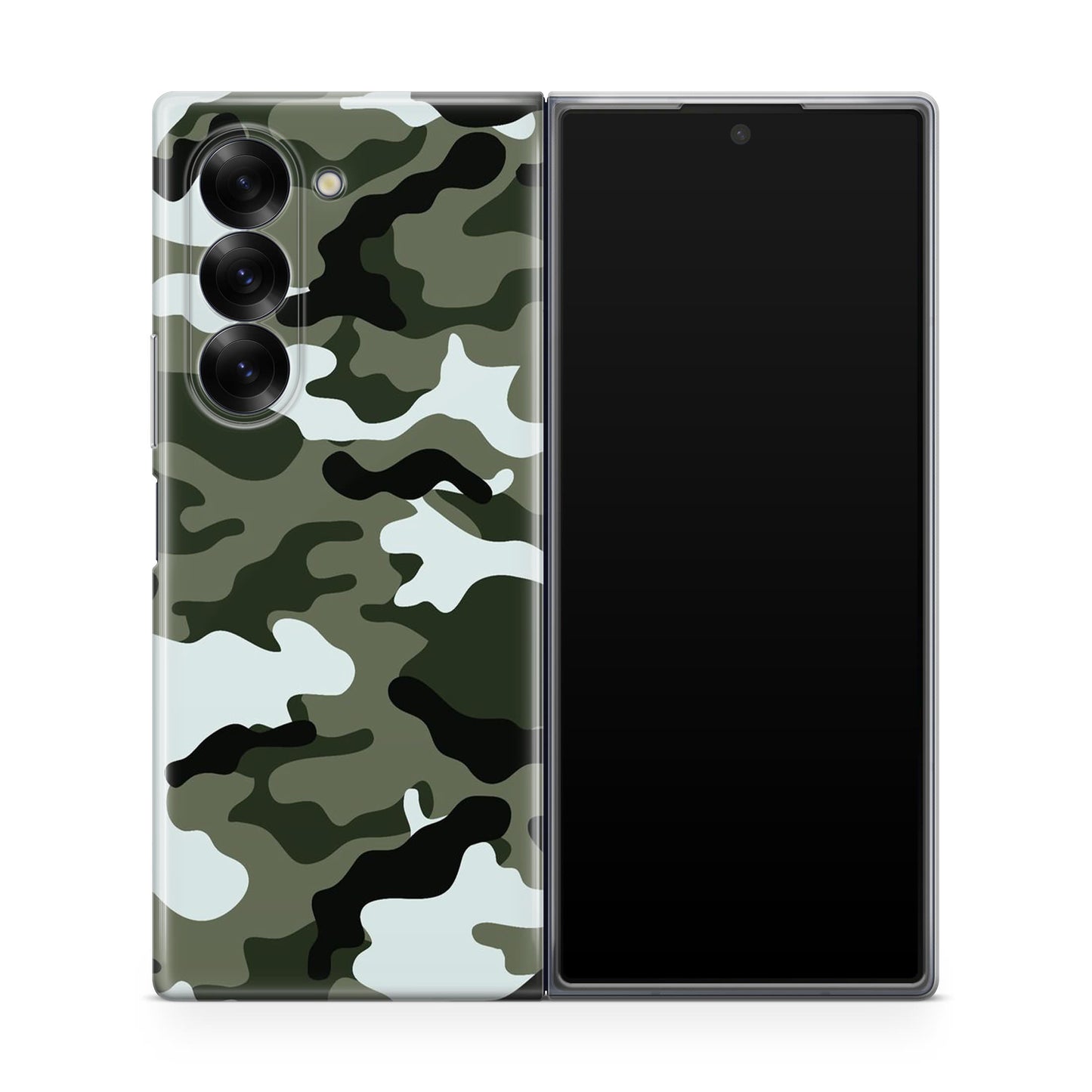 Military Green Camo Samsung Galaxy Z Fold 6 Case