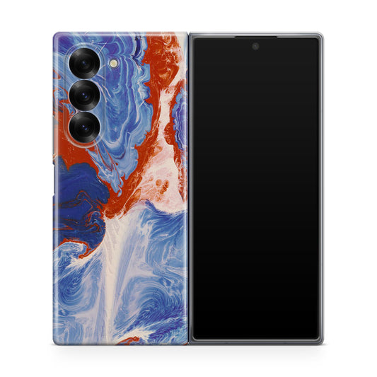 Mixed Paint Art Samsung Galaxy Z Fold 6 Case