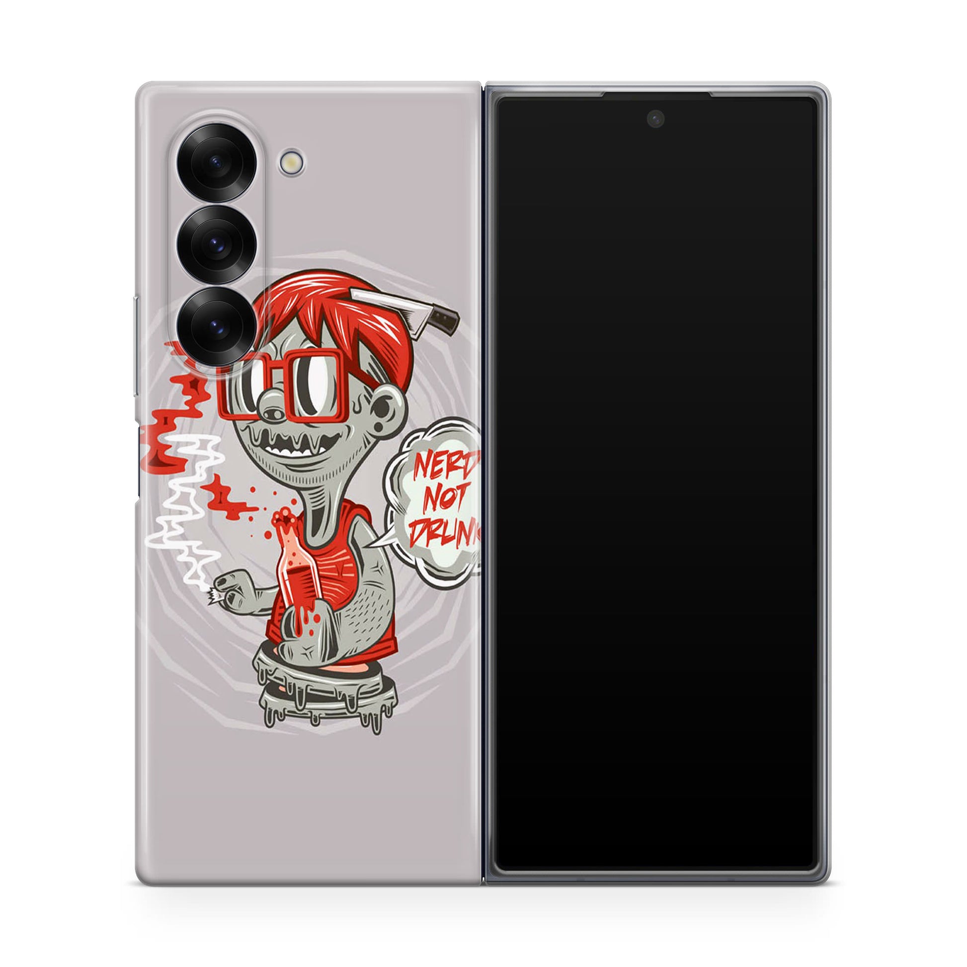 Nerd Not Drunk Zombie Samsung Galaxy Z Fold 6 Case