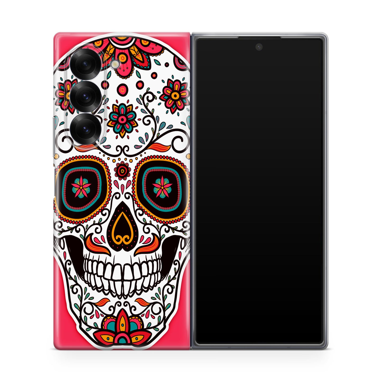 Pink Sugar Skull Samsung Galaxy Z Fold 6 Case