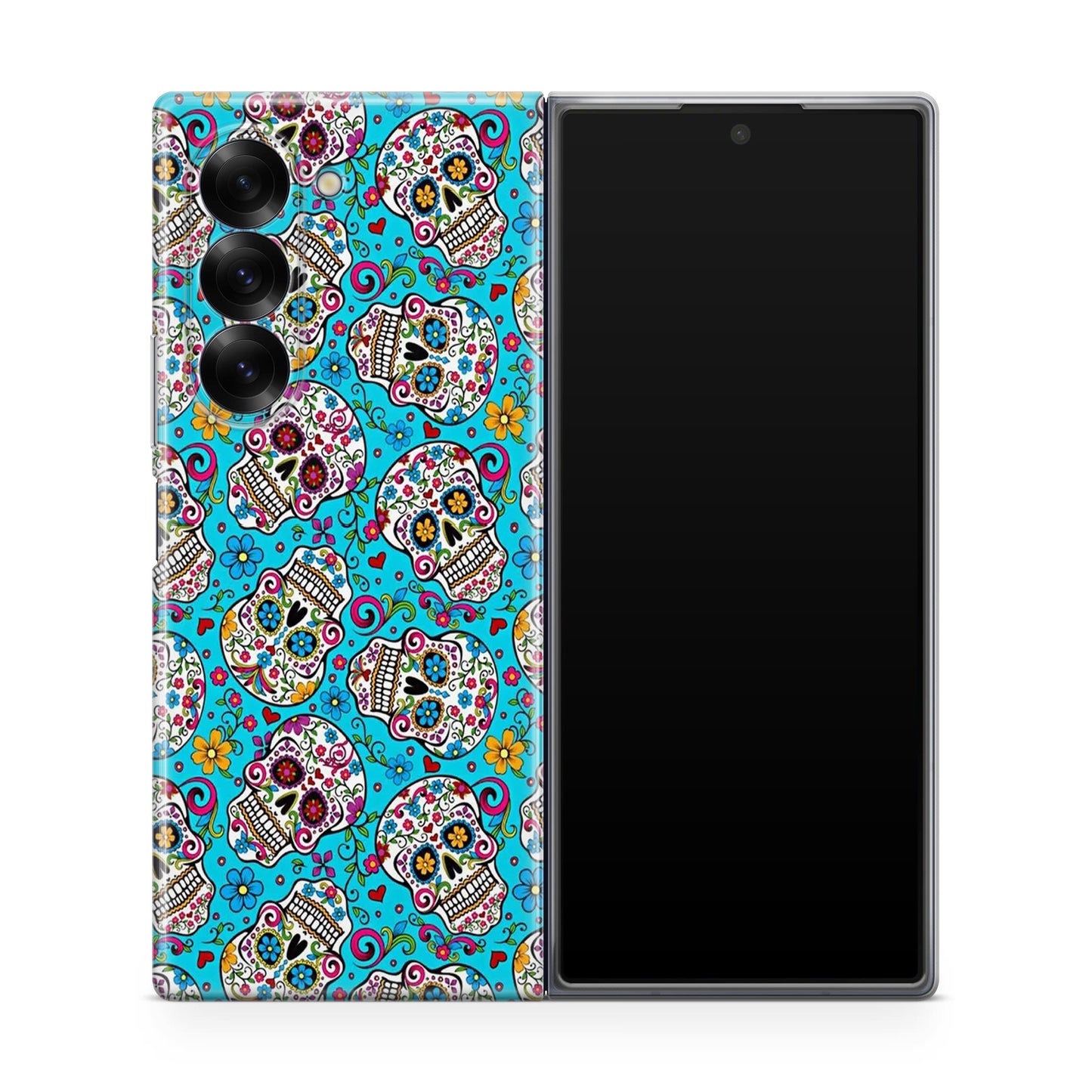 Skull Floral Sugar Samsung Galaxy Z Fold 6 Case