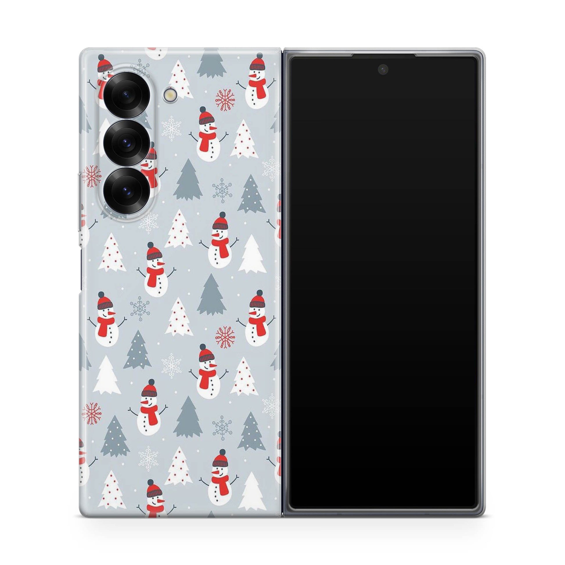 Snowmans Pattern Samsung Galaxy Z Fold 6 Case