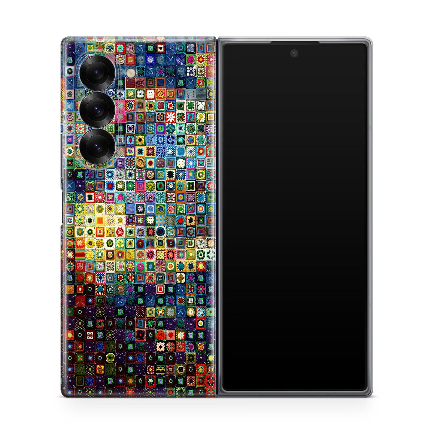 Starry Night Tiles Samsung Galaxy Z Fold 6 Case