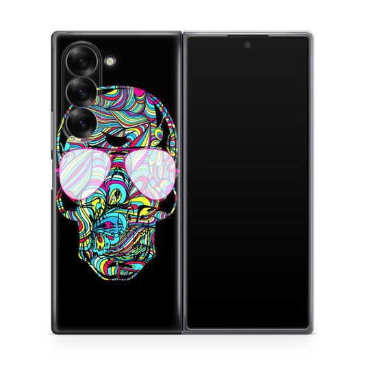 Stylish Skull Samsung Galaxy Z Fold 6 Case