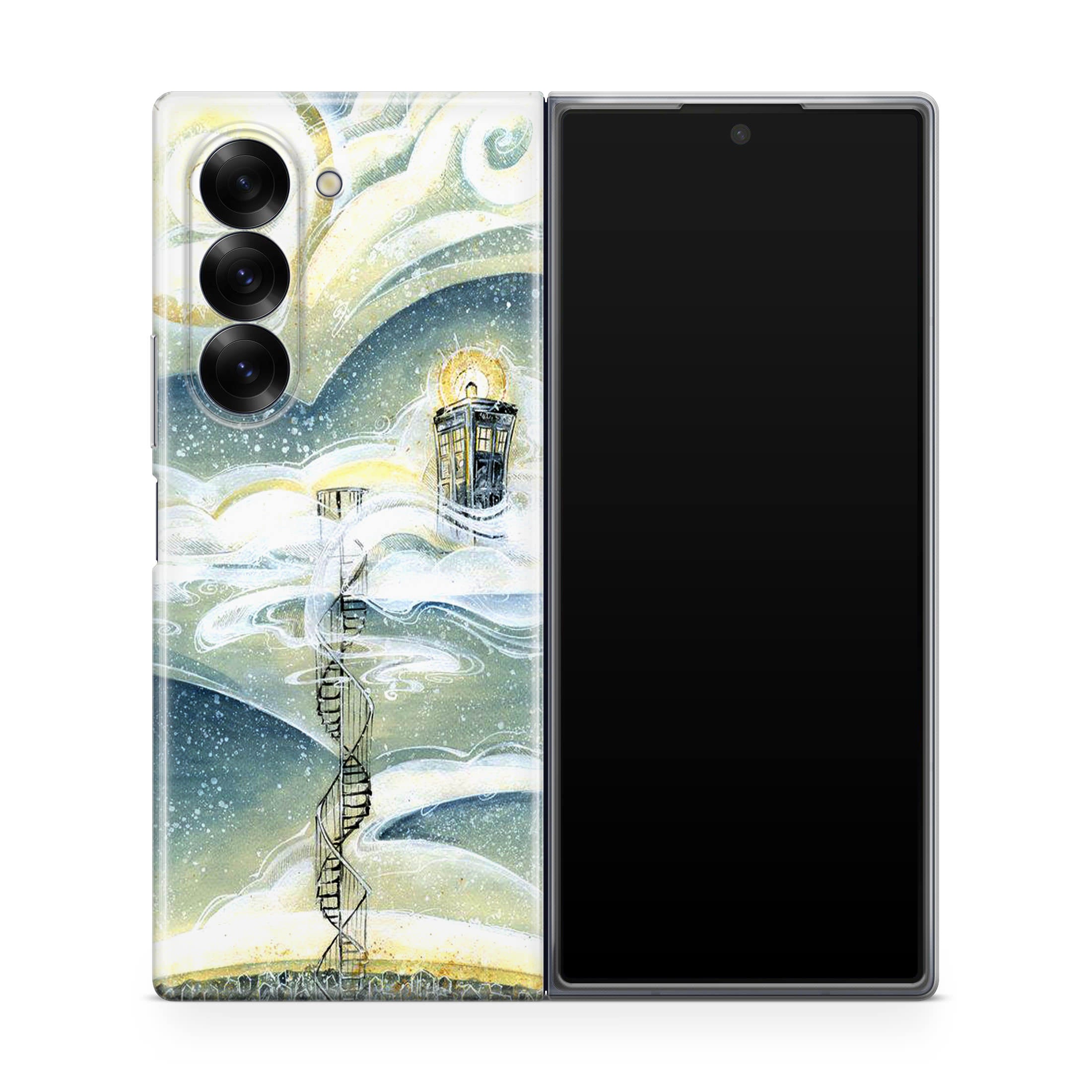 Tardis Cloud Samsung Galaxy Z Fold 6 Case