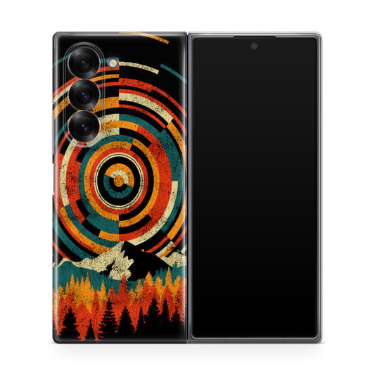 The Geometry Of Sunrise Samsung Galaxy Z Fold 6 Case