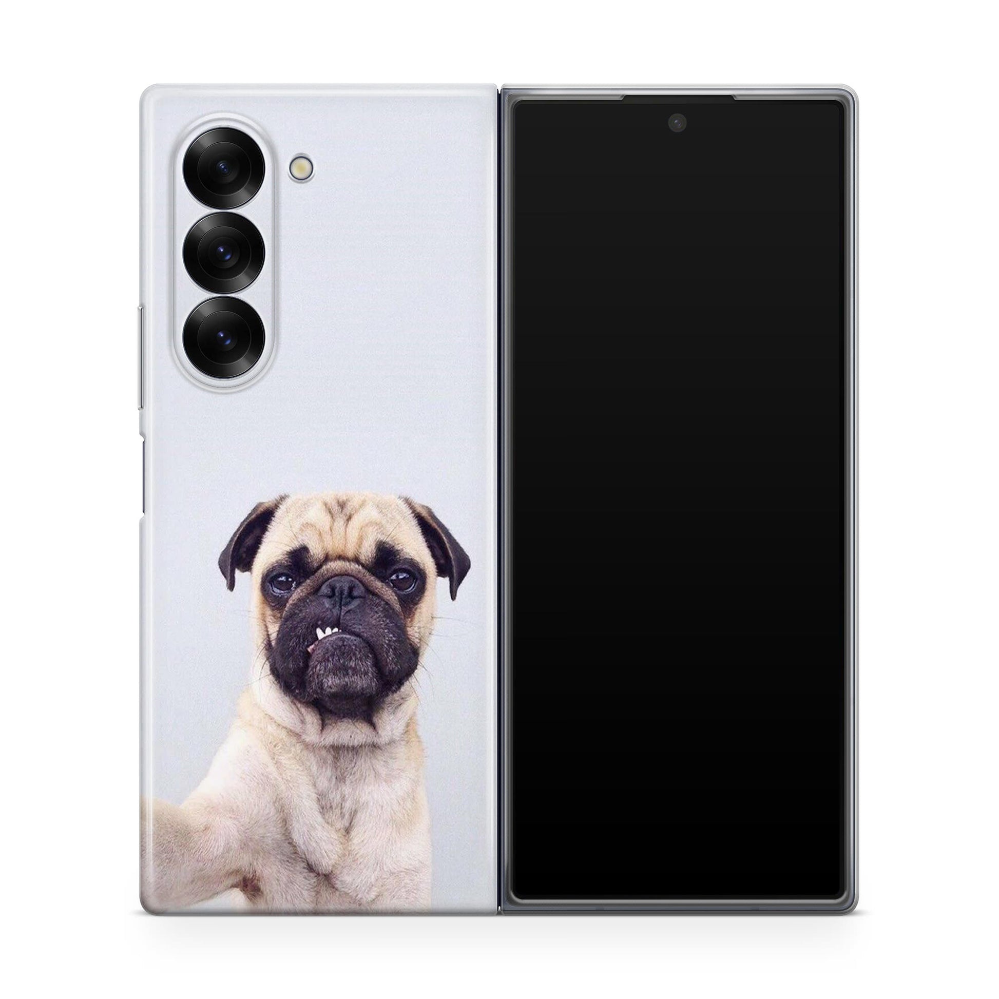 The Selfie Pug Samsung Galaxy Z Fold 6 Case