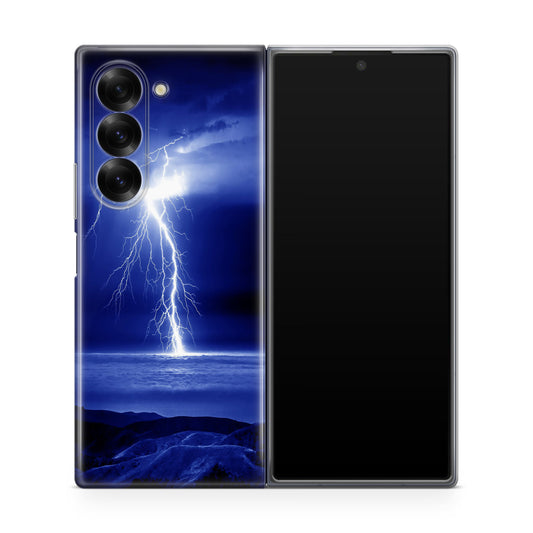 Thunder Over The Sea Samsung Galaxy Z Fold 6 Case