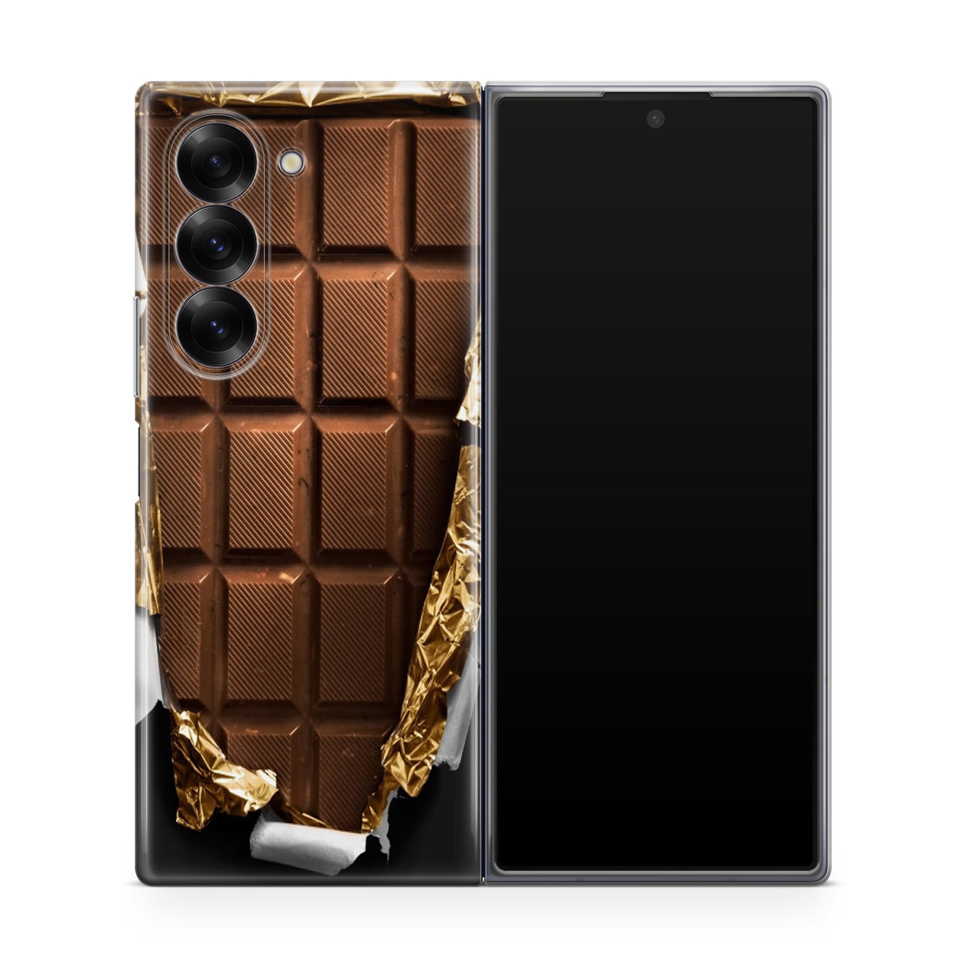 Unwrapped Chocolate Bar Samsung Galaxy Z Fold 6 Case