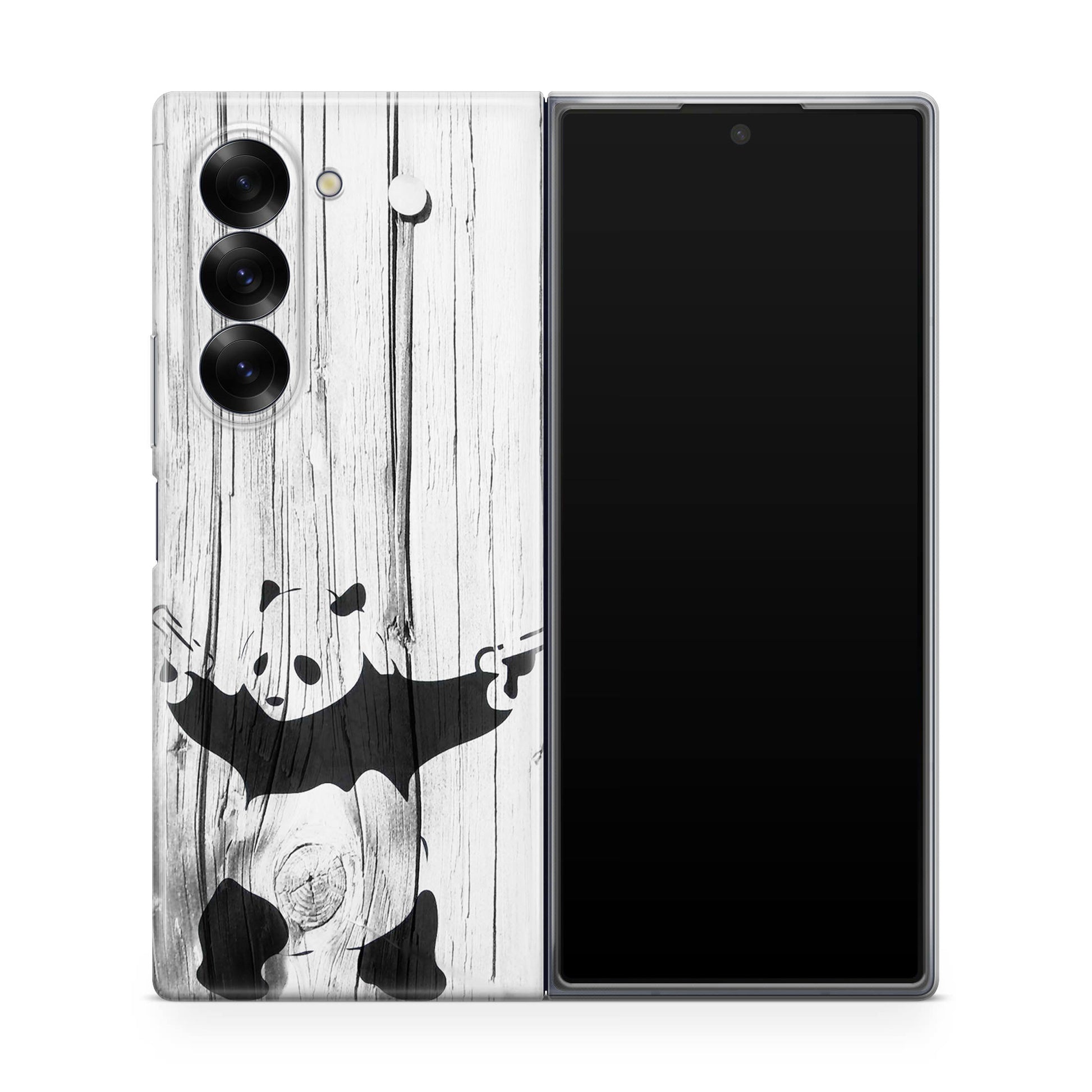 Banksy Graffiti Panda Samsung Galaxy Z Fold 6 Case