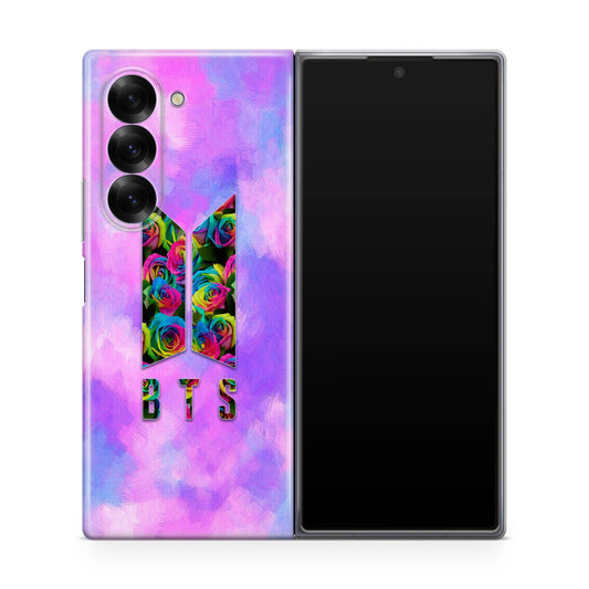 BTS Flower Logo Samsung Galaxy Z Fold 6 Case