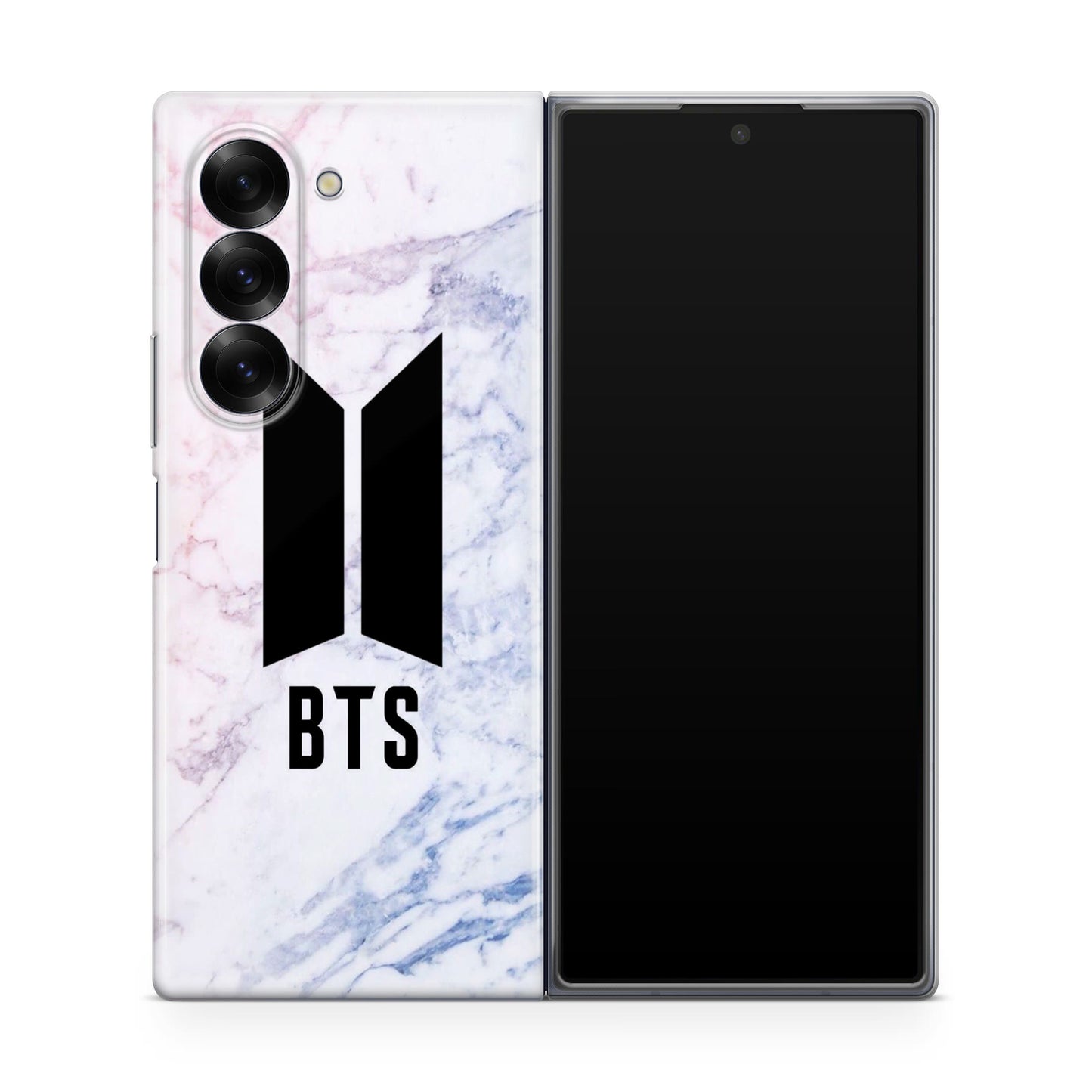 BTS Marble Samsung Galaxy Z Fold 6 Case