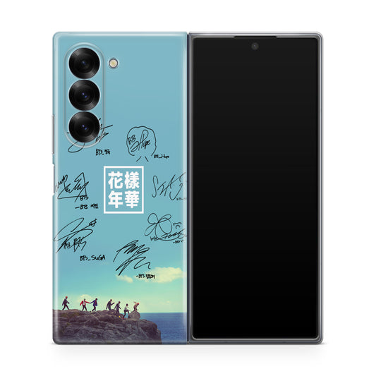 BTS Signature Samsung Galaxy Z Fold 6 Case