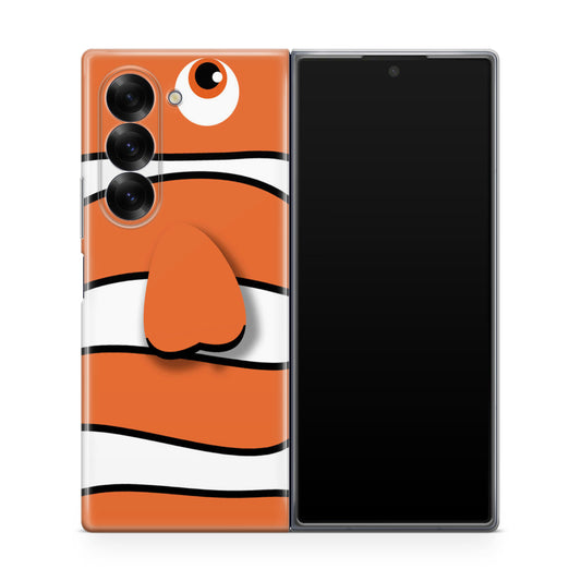 Clownfish Cartoon Samsung Galaxy Z Fold 6 Case