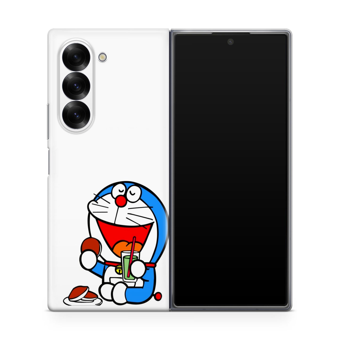 Doraemon Minimalism Samsung Galaxy Z Fold 6 Case