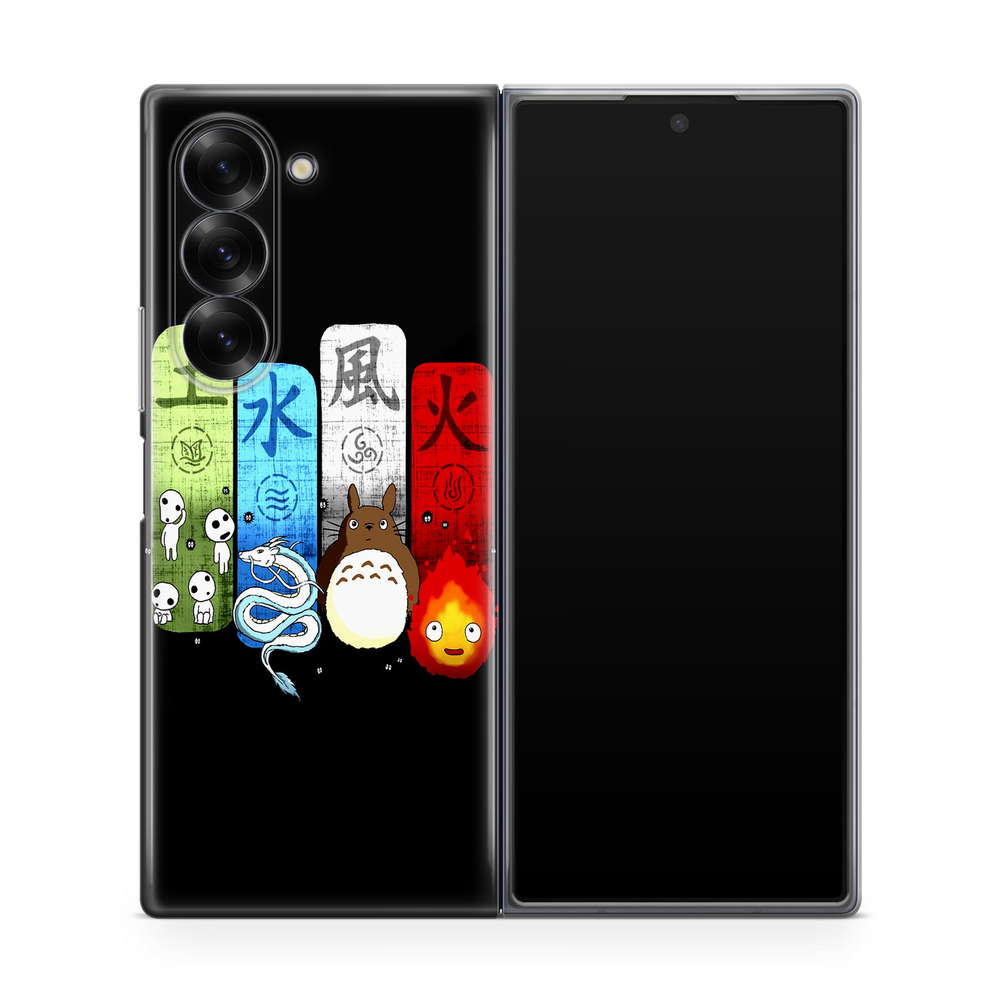 Ghibli Elemental Charms Samsung Galaxy Z Fold 6 Case