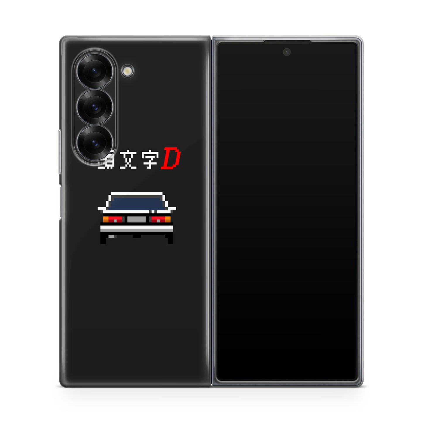 Initial D Pixel Art Samsung Galaxy Z Fold 6 Case