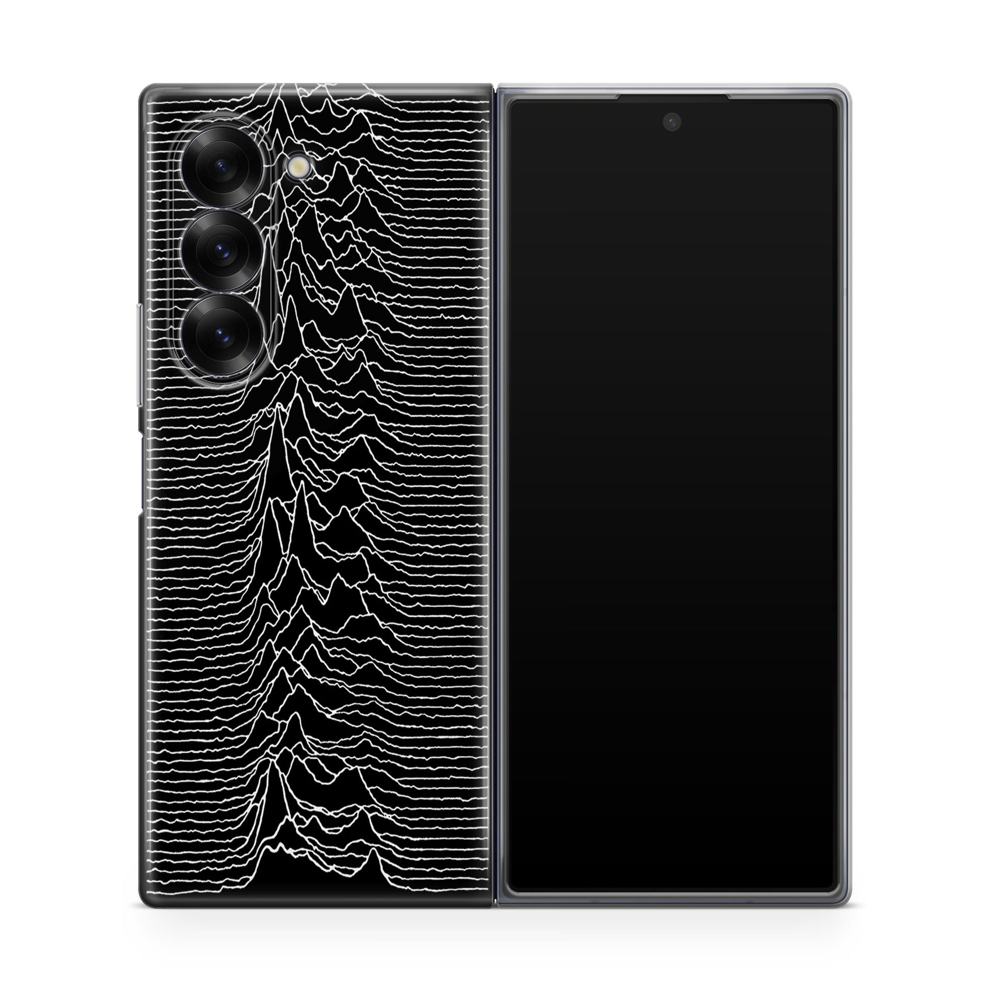 Joy Division Unknown Pleasures Samsung Galaxy Z Fold 6 Case