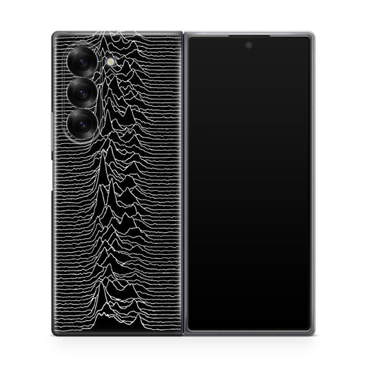 Joy Division Unknown Pleasures Samsung Galaxy Z Fold 6 Case