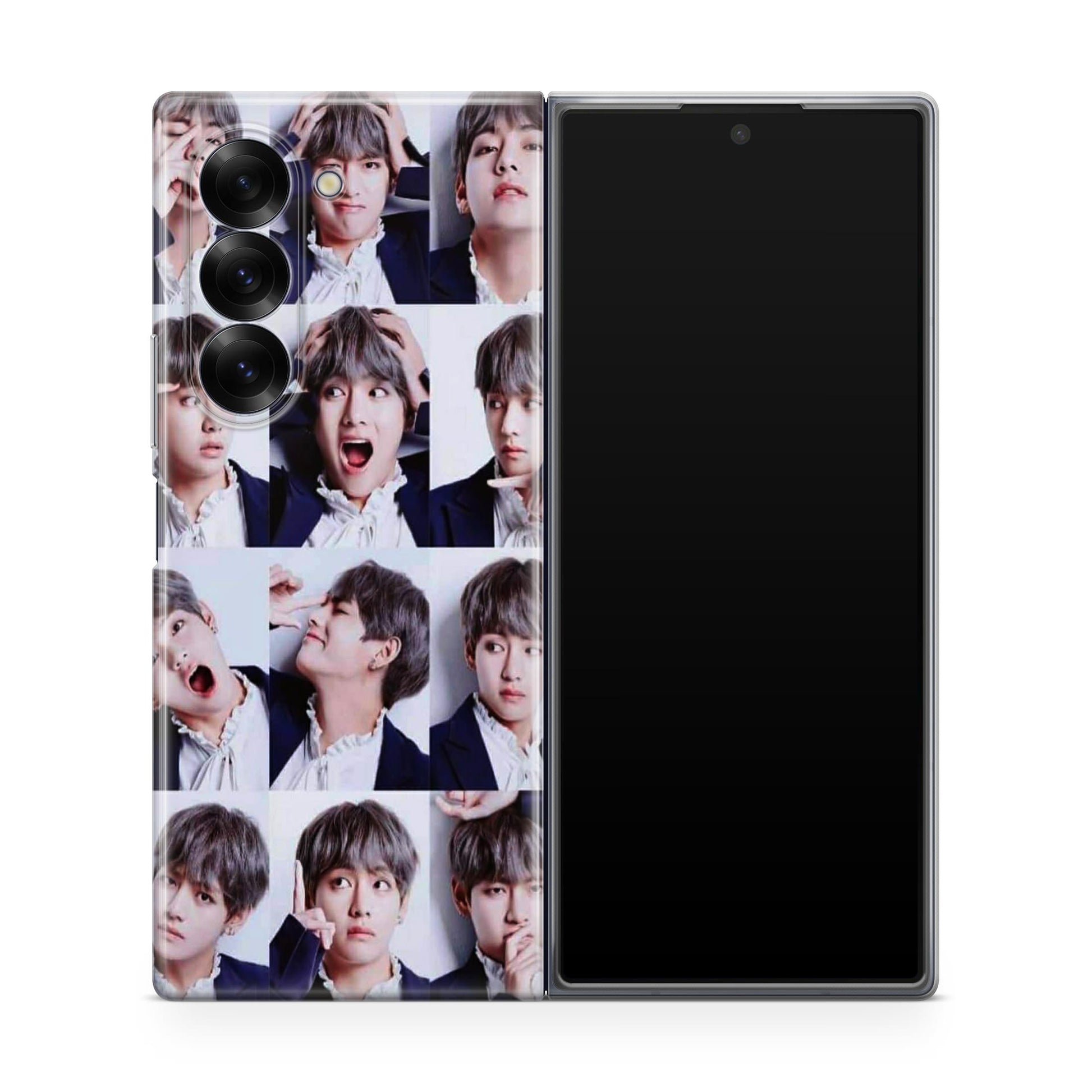 Kim Tae-hyung Collage Samsung Galaxy Z Fold 6 Case