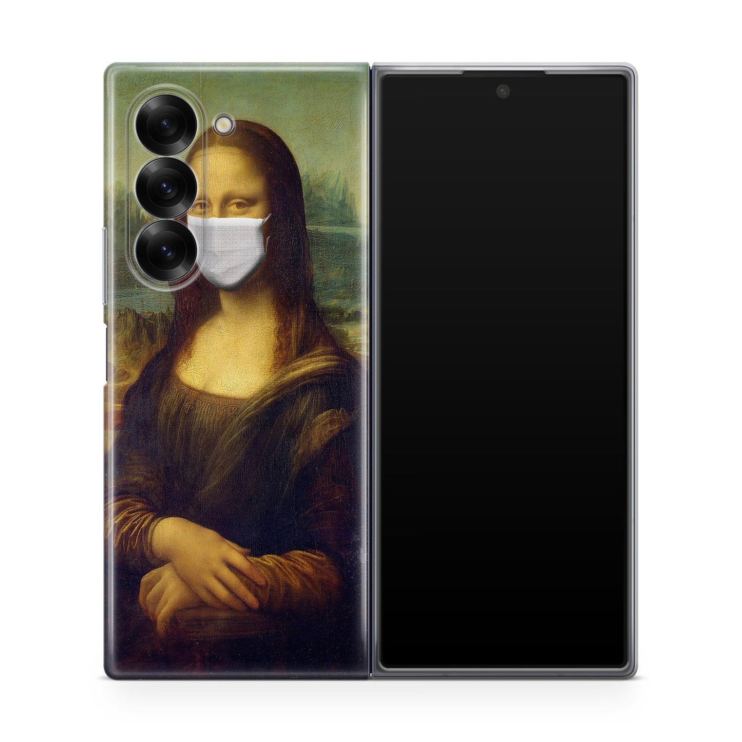 Monalisa In Pandemic Samsung Galaxy Z Fold 6 Case