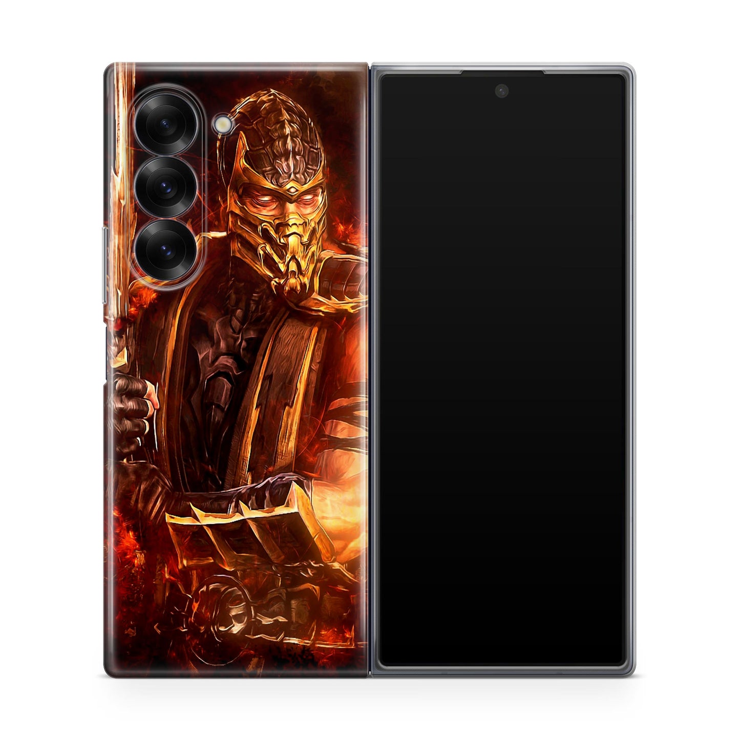 Mortal Kombat Scorpion Samsung Galaxy Z Fold 6 Case