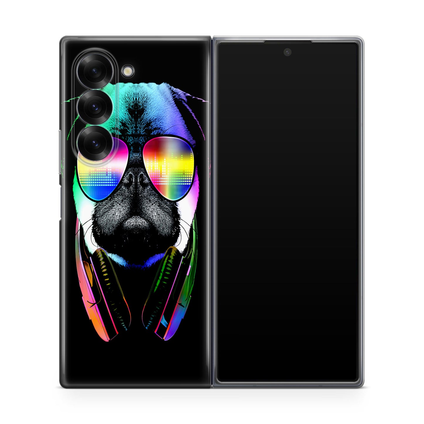 Music Lover Pug V Samsung Galaxy Z Fold 6 Case