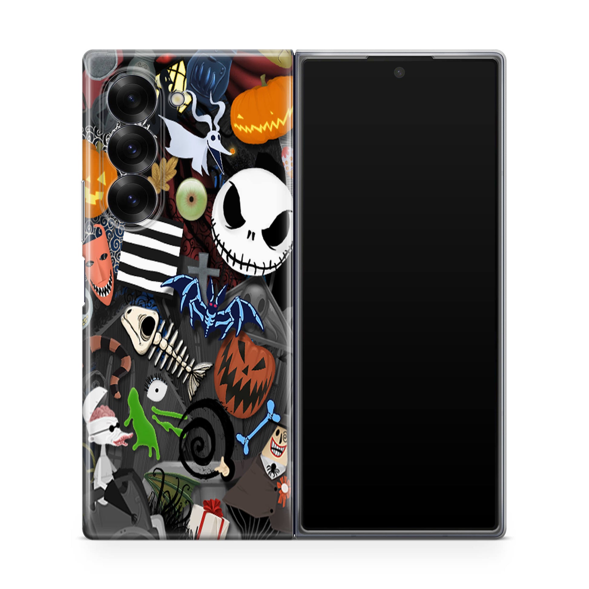 Nightmare Before Chrismast Collage Samsung Galaxy Z Fold 6 Case