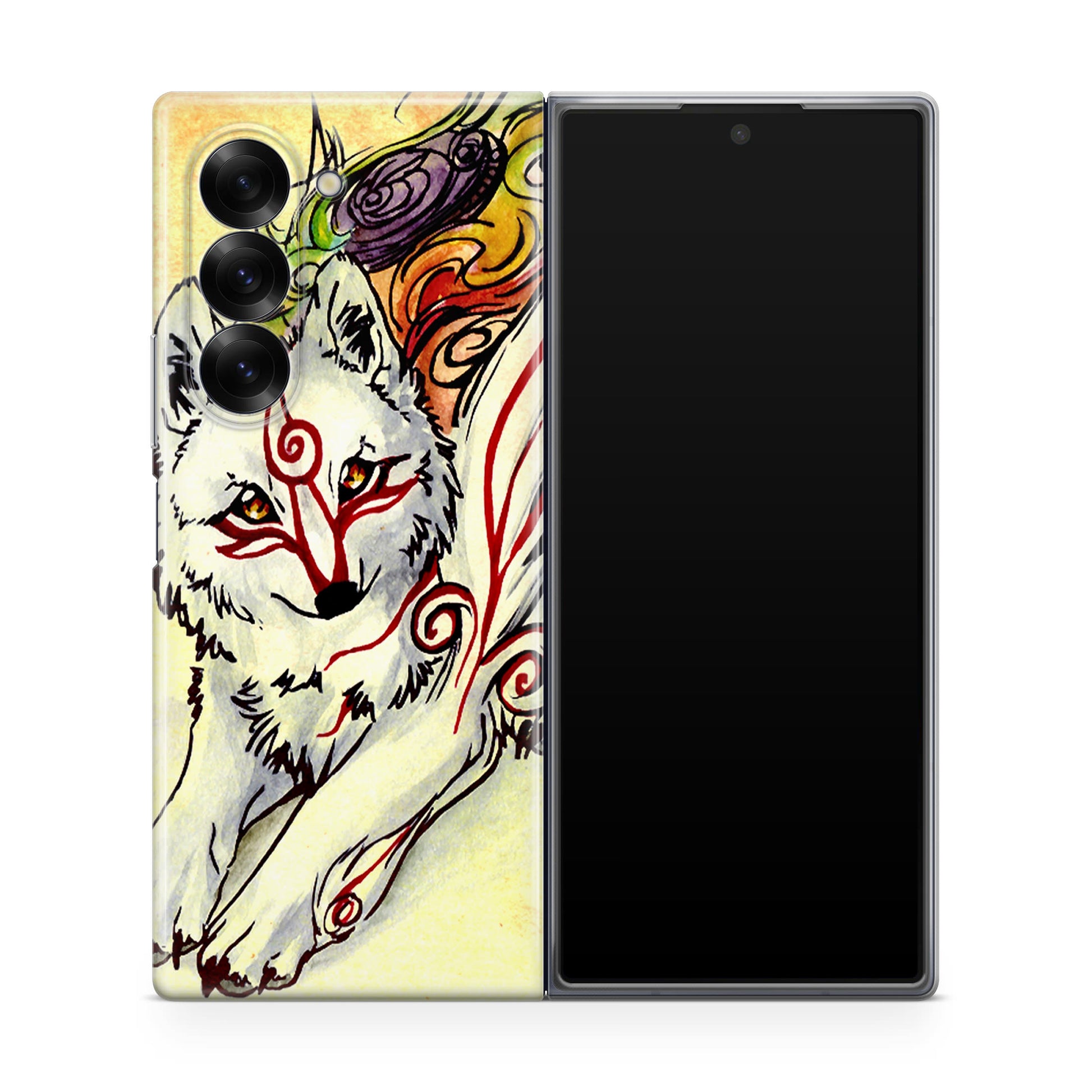 Okami Amaterasu Samsung Galaxy Z Fold 6 Case