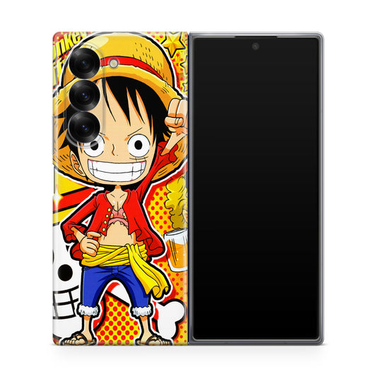 One Piece Cute Luffy Samsung Galaxy Z Fold 6 Case